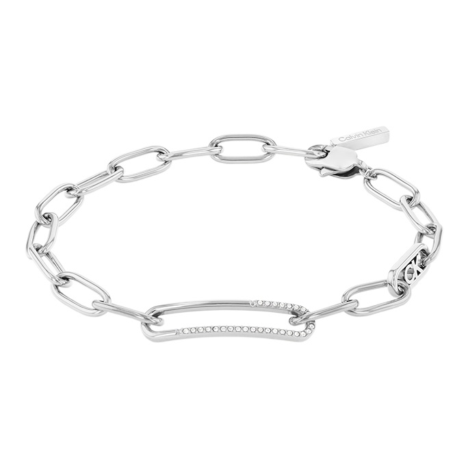 Calvin Klein Стальной серебряный браслет women's
Calvin Klein Стальной серебряный браслет women's