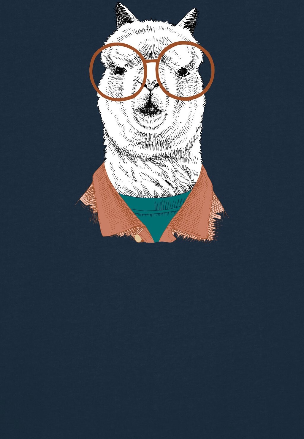 Футболка с принтом LAMA watapparel, темно-синий
Футболка с принтом LAMA watapparel, темно-синий