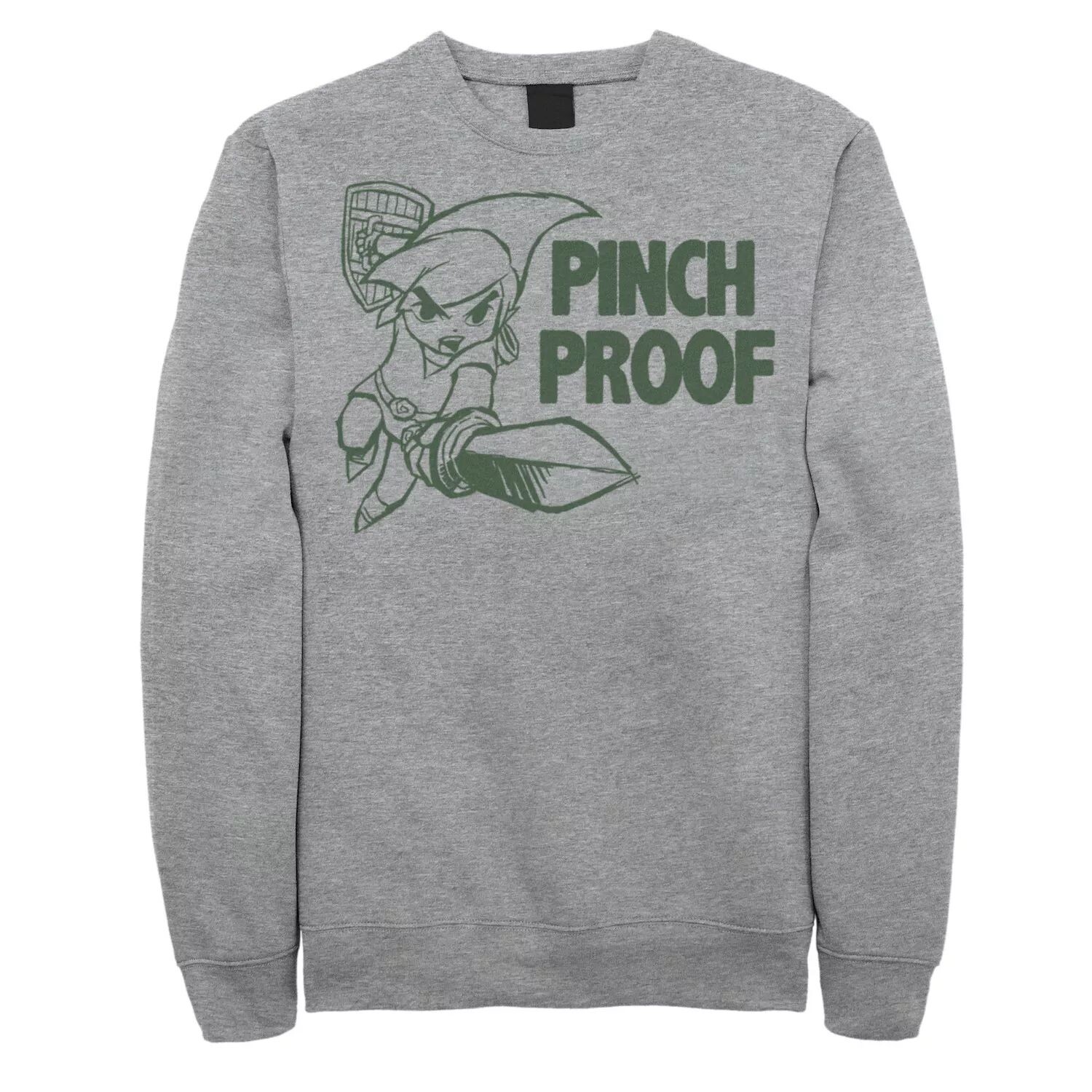 Мужской свитшот с защитой от защемления Nintendo Legend of Zelda St. Patty's Link Licensed Character
Мужской свитшот с защитой от защемления Nintendo Legend of Zelda St. Patty's Link Licensed Character