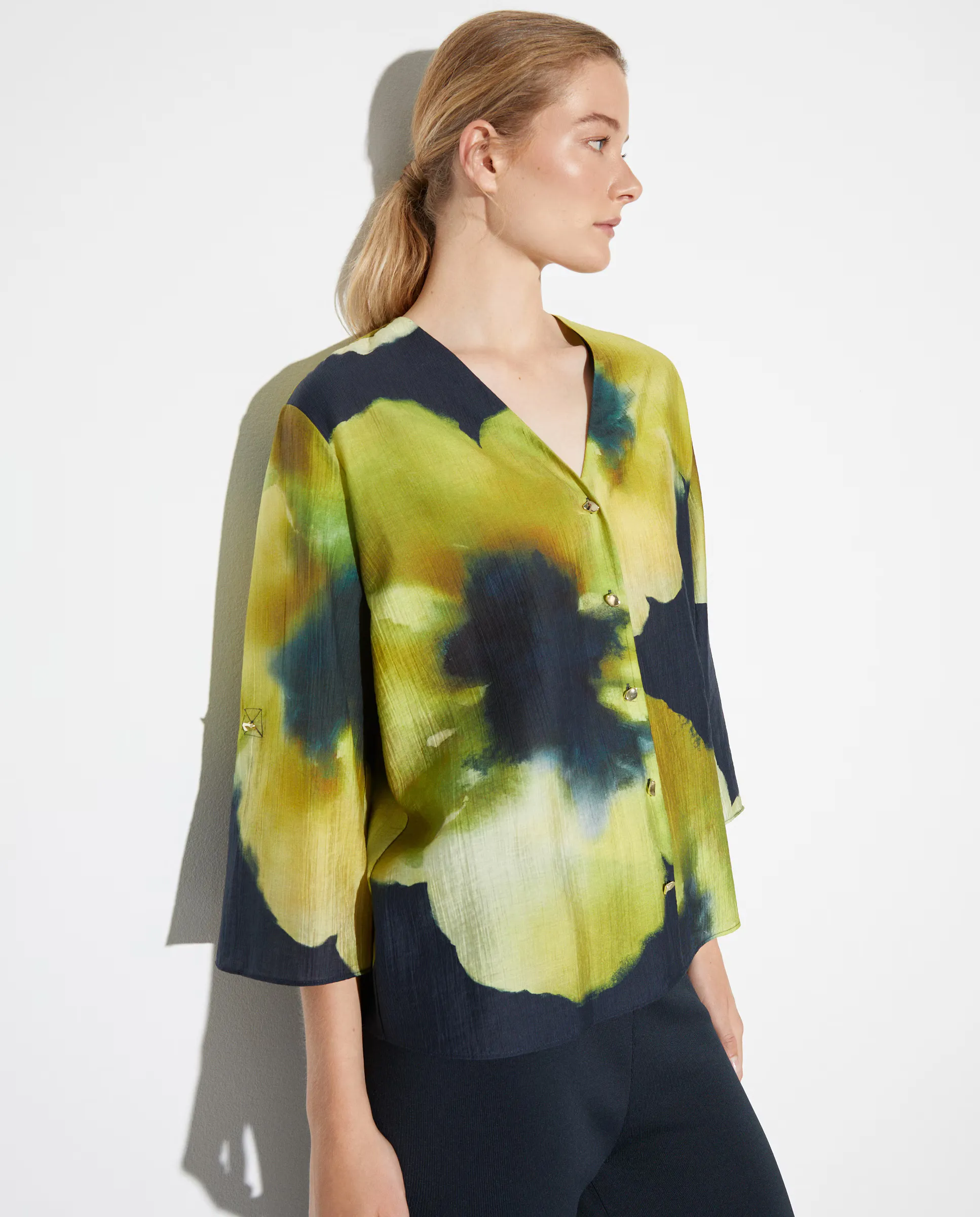 Женская блузка с длинным рукавом и цветочным принтом Woman El Corte Inglés, зеленый
Женская блузка с длинным рукавом и цветочным принтом Woman El Corte Inglés, зеленый