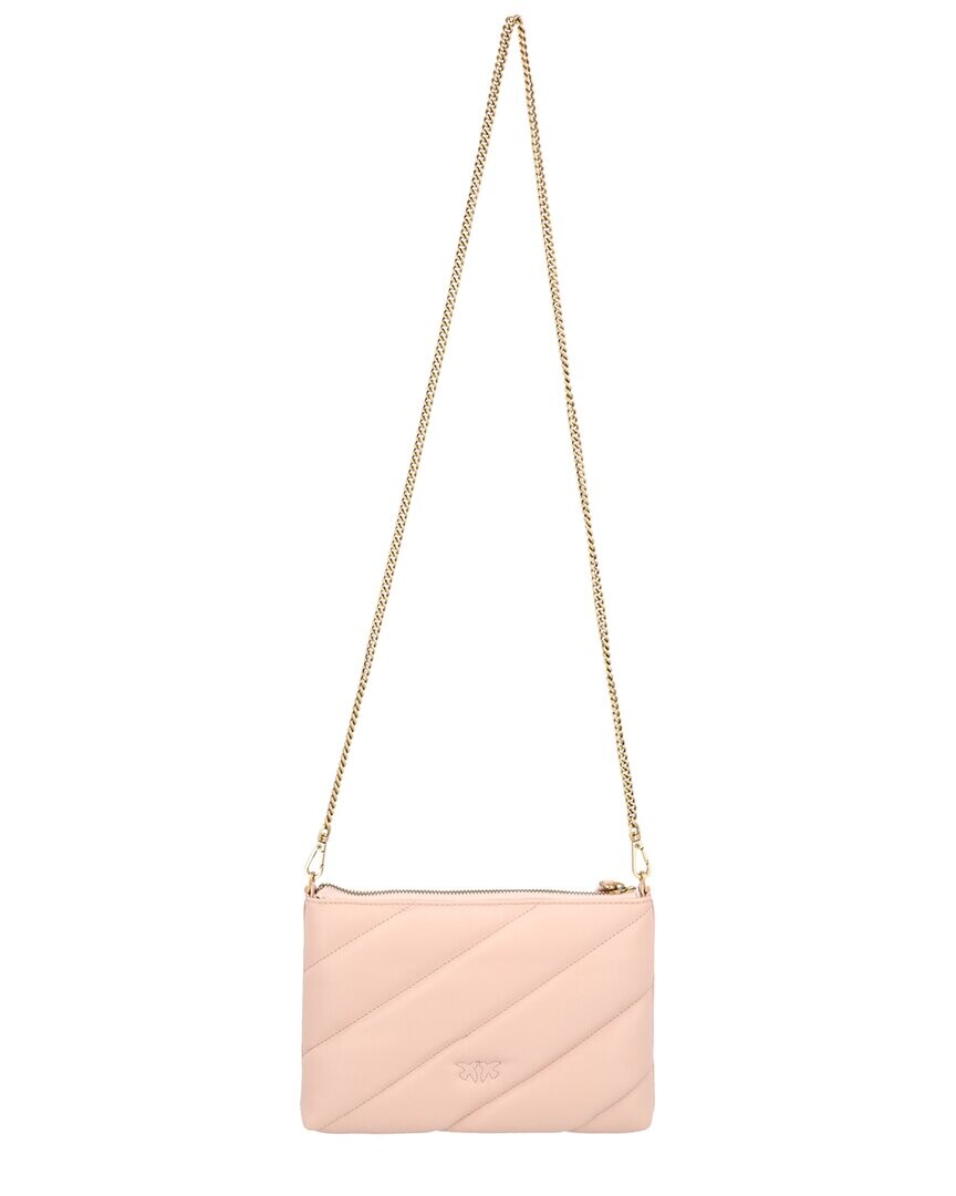 Кожаная сумка через плечо PINKO, розовый
Кожаная сумка через плечо PINKO, розовый