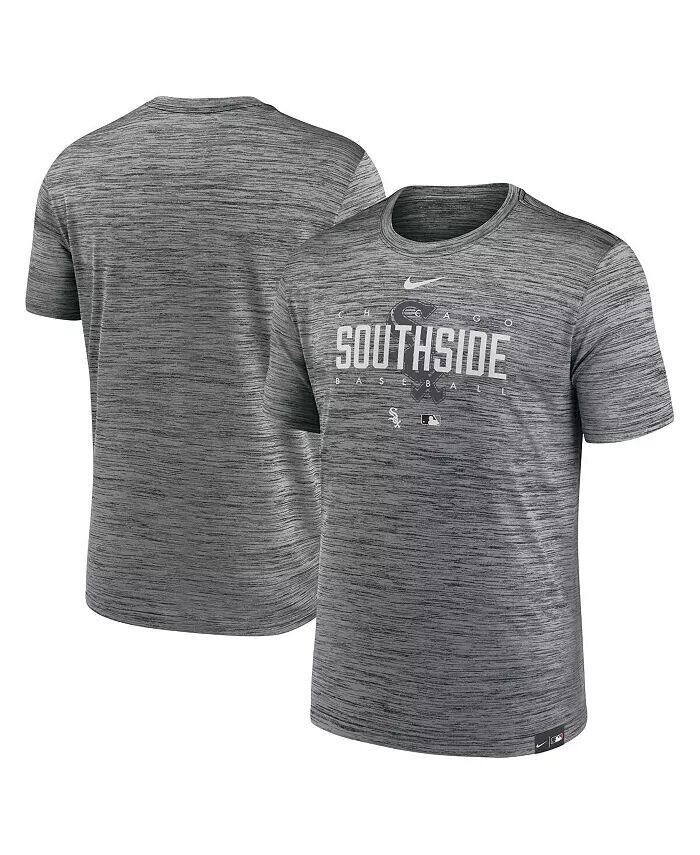 Футболка мужская антрацитовая Chicago White Sox City Connect Velocity Practice Performance Nike
Футболка мужская антрацитовая Chicago White Sox City Connect Velocity Practice Performance Nike