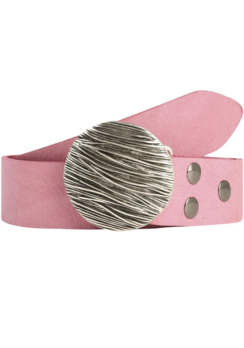 Кожаный ремень LIFEBURG by showroom 019° со сменной застежкой "Seagrass Round" Rettungsring By Showroom 019°, розовый
Кожаный ремень LIFEBURG by showroom 019° со сменной застежкой "Seagrass Round" Rettungsring By Showroom 019°, розовый