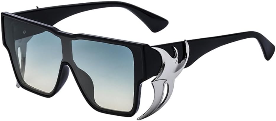 Крупные квадратные солнцезащитные очки для женщин 2027 года, модные солнцезащитные очки в крупной оправе для мужчин, трендовые солнцезащитные очки в стиле панк MTZJH, C6blackgreenyellow
Крупные квадратные солнцезащитные очки для женщин 2027 года, модные солнцезащитные очки в крупной оправе для мужчин, трендовые солнцезащитные очки в стиле панк MTZJH, C6blackgreenyellow