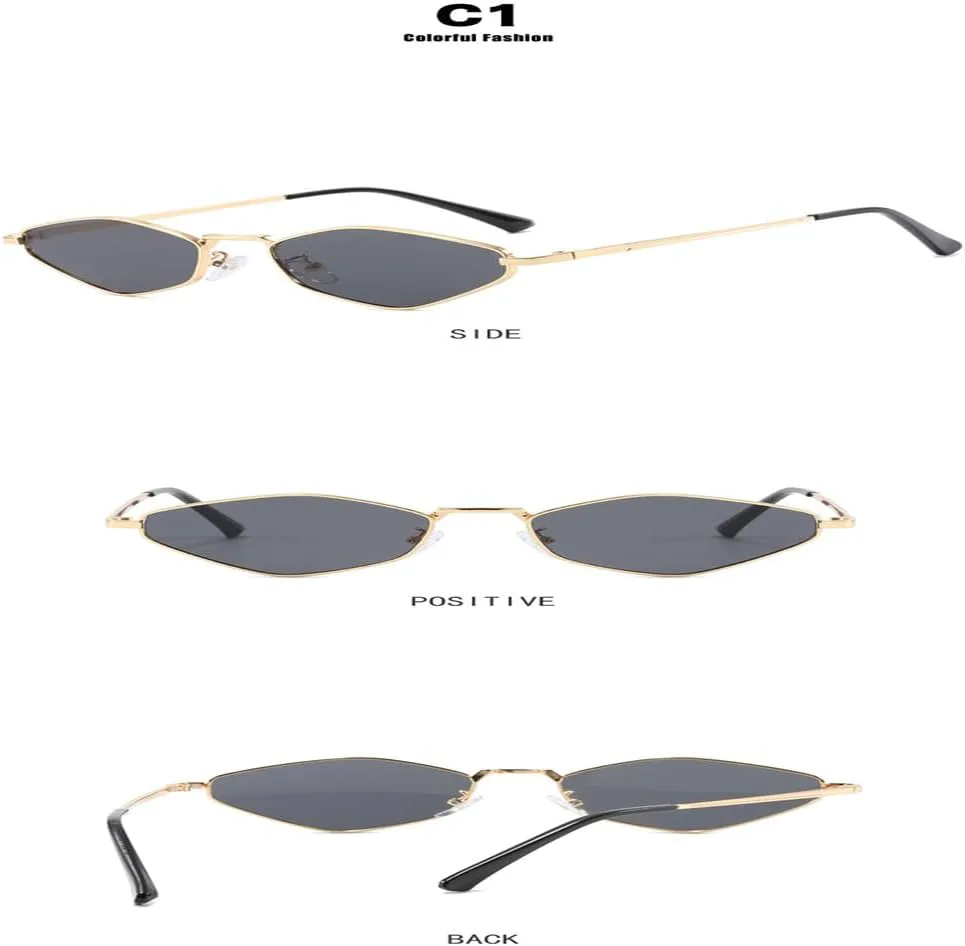 Панк-солнцезащитные очки для женщин, модные, в металлической оправе, многоугольные, солнцезащитные очки для женщин, защита от ультрафиолета UV400 KTUCN, C1goldgray
Панк-солнцезащитные очки для женщин, модные, в металлической оправе, многоугольные, солнцезащитные очки для женщин, защита от ультрафиолета UV400 KTUCN, C1goldgray