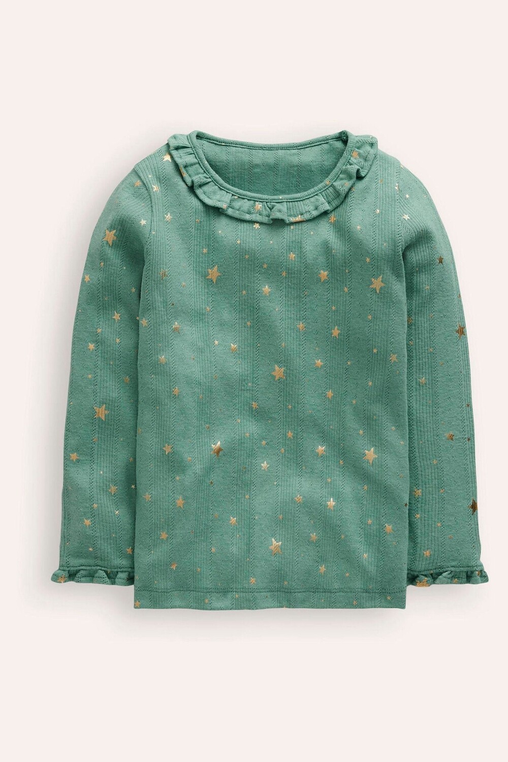 Топ с рюшами и блестками Boden, зеленый
Топ с рюшами и блестками Boden, зеленый