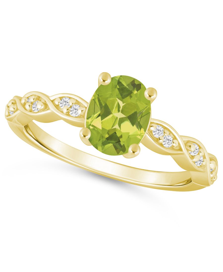 Кольцо с аметистом (1,5 карата) и белым бриллиантом (1,20 карата) из белого золота 10 карат Macy's, Peridot
Кольцо с аметистом (1,5 карата) и белым бриллиантом (1,20 карата) из белого золота 10 карат Macy's, Peridot