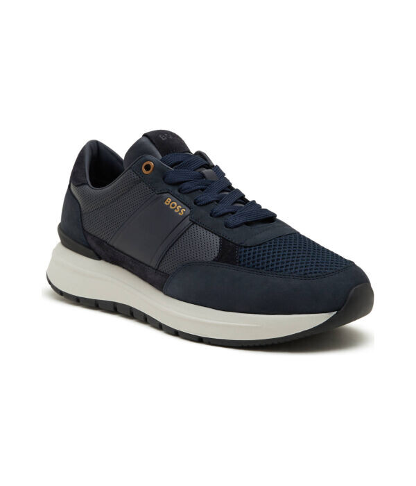 Кроссовки мужские Boss кожаные классические, синий
Кроссовки мужские Boss кожаные классические, синий