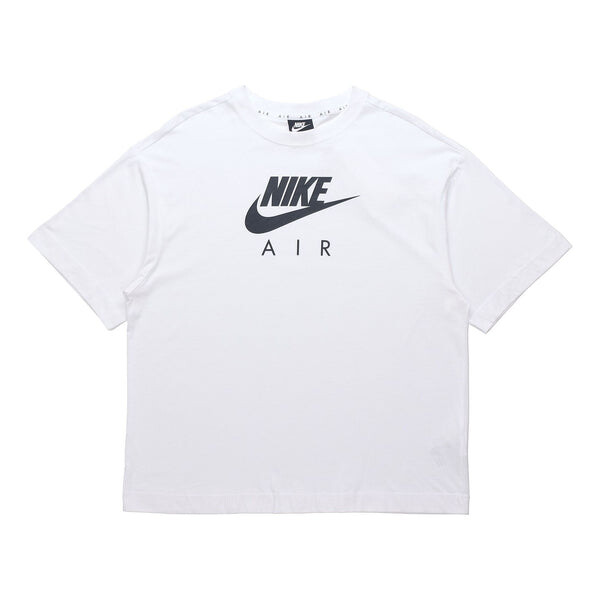 Футболка с логотипом Air с принтом свободного трикотажа, спортивные, с коротким рукавом, Nike, белый
Футболка с логотипом Air с принтом свободного трикотажа, спортивные, с коротким рукавом, Nike, белый