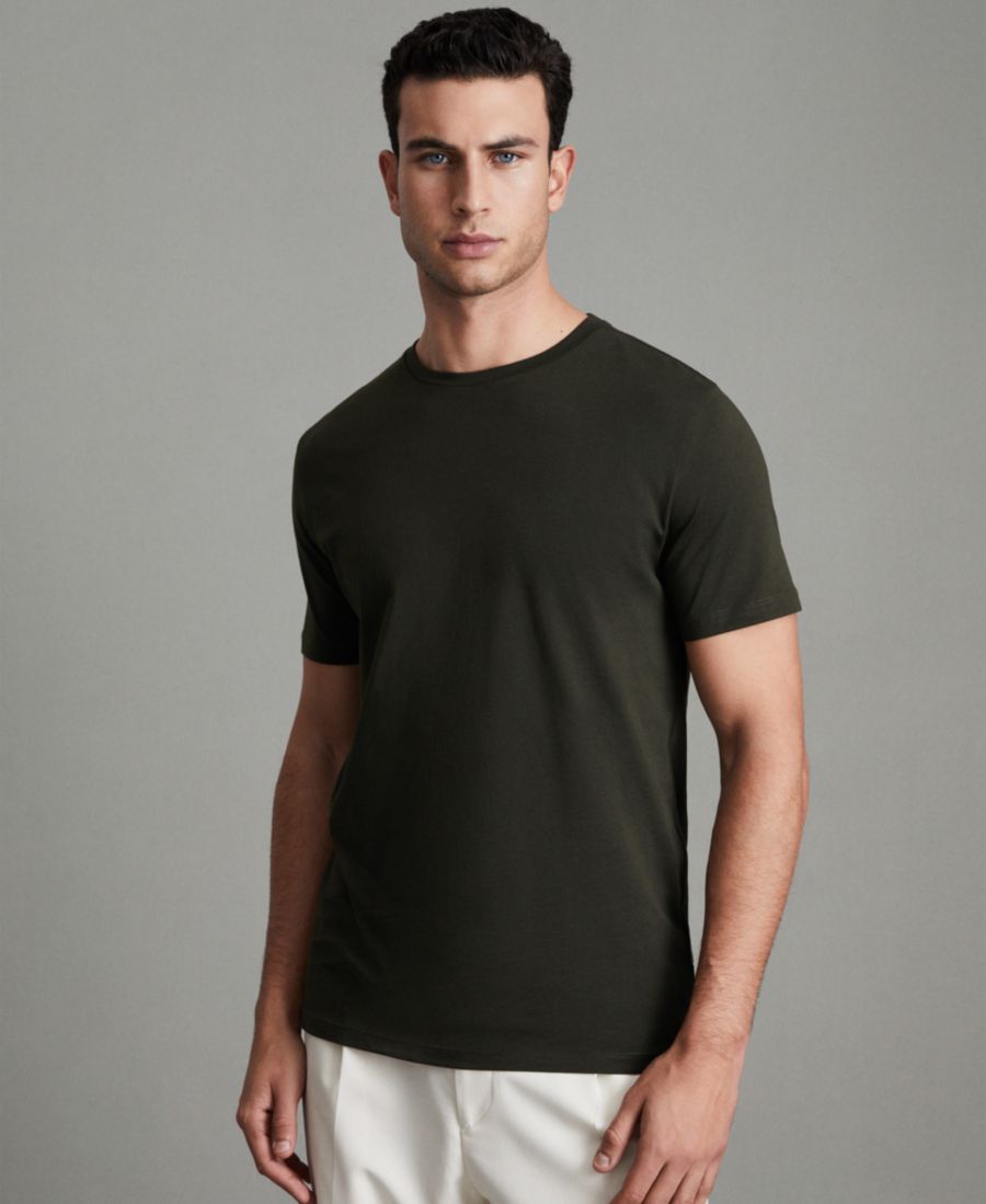 Мужская хлопковая футболка с круглым вырезом REISS, Oxidised Green, Зеленый, Мужская хлопковая футболка с круглым вырезом REISS, Oxidised Green
Мужская хлопковая футболка с круглым вырезом REISS, Oxidised Green, Зеленый, Мужская хлопковая футболка с круглым вырезом REISS, Oxidised Green