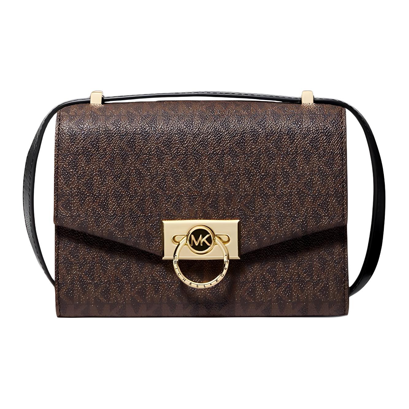 MICHAEL KORS Кожаный клатч Hendri, кроссбоди, маленькая женская сумка через плечо темно-коричневая и черная
MICHAEL KORS Кожаный клатч Hendri, кроссбоди, маленькая женская сумка через плечо темно-коричневая и черная