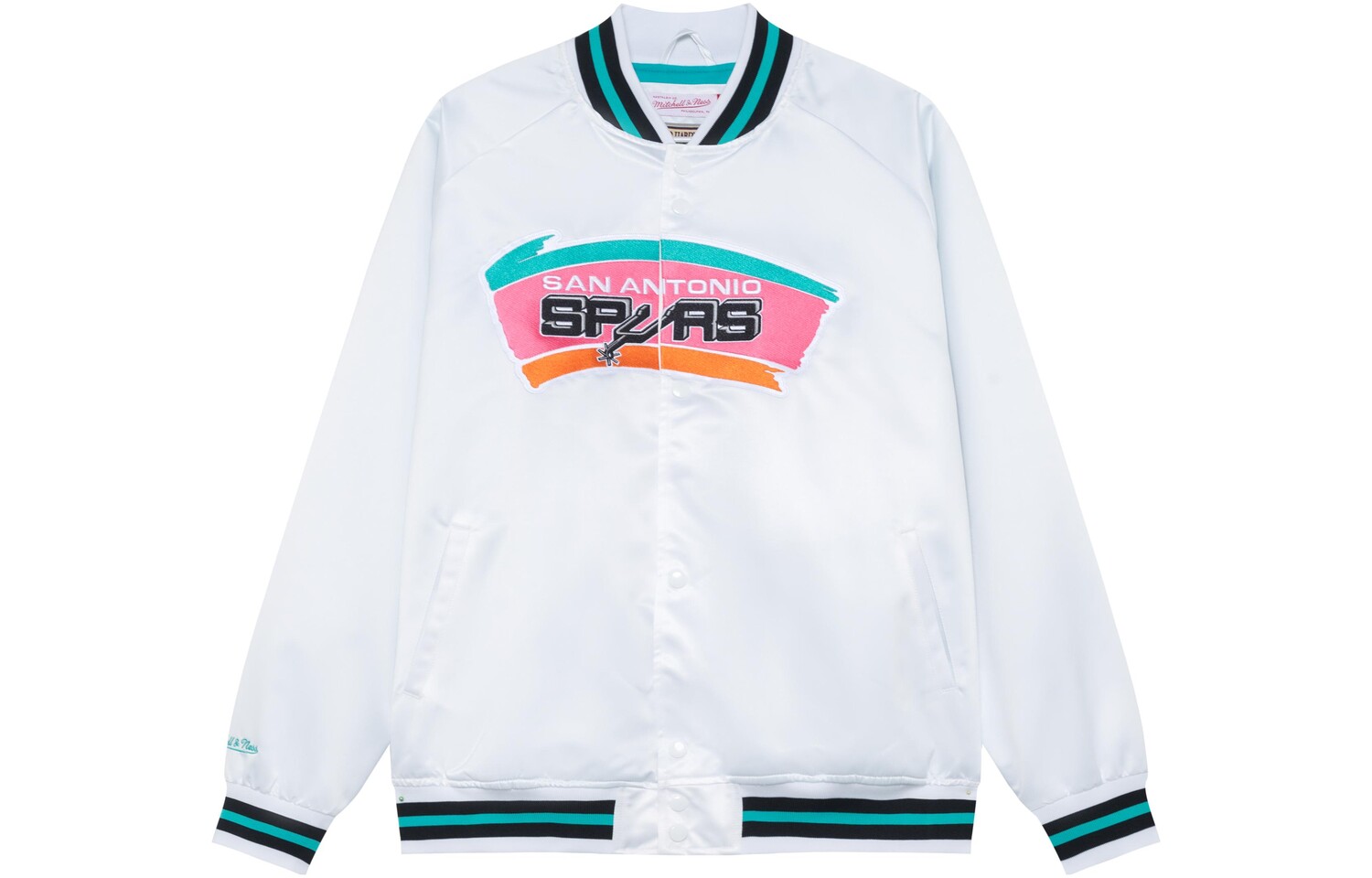 Бейсбольная куртка унисекс белый Mitchell Ness
Бейсбольная куртка унисекс белый Mitchell Ness