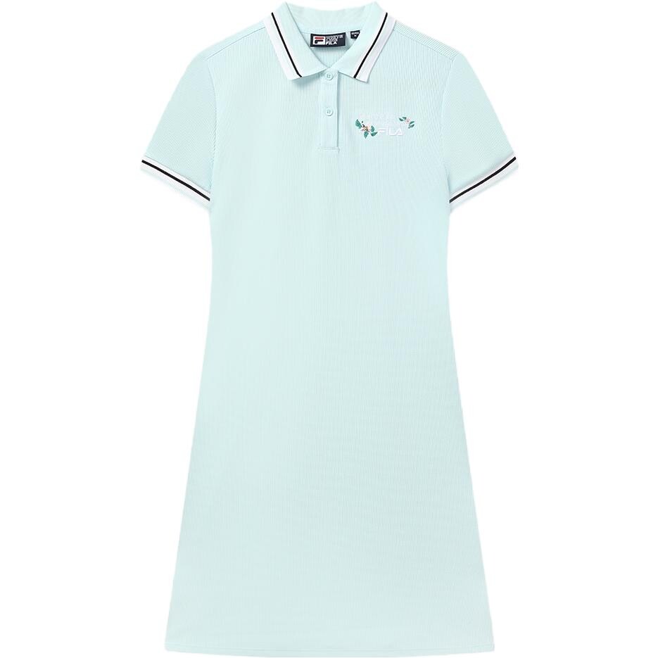 Платье с короткими рукавами женское светло-голубое Fila
Платье с короткими рукавами женское светло-голубое Fila