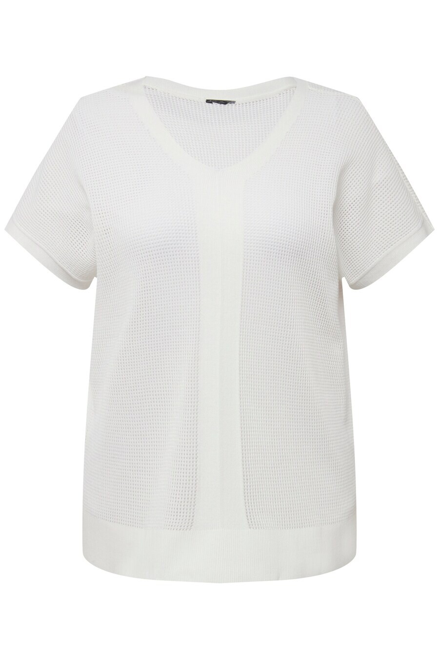 Тонкий вязаный свитер Ulla Popken Sweater, белый
Тонкий вязаный свитер Ulla Popken Sweater, белый