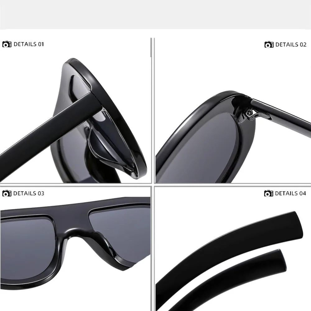 Большие панк-солнцезащитные очки для женщин и мужчин, разноцветные градиентные солнцезащитные очки, защита от ультрафиолета UV400 HHZZYVY, C3brown-lightbrown
Большие панк-солнцезащитные очки для женщин и мужчин, разноцветные градиентные солнцезащитные очки, защита от ультрафиолета UV400 HHZZYVY, C3brown-lightbrown