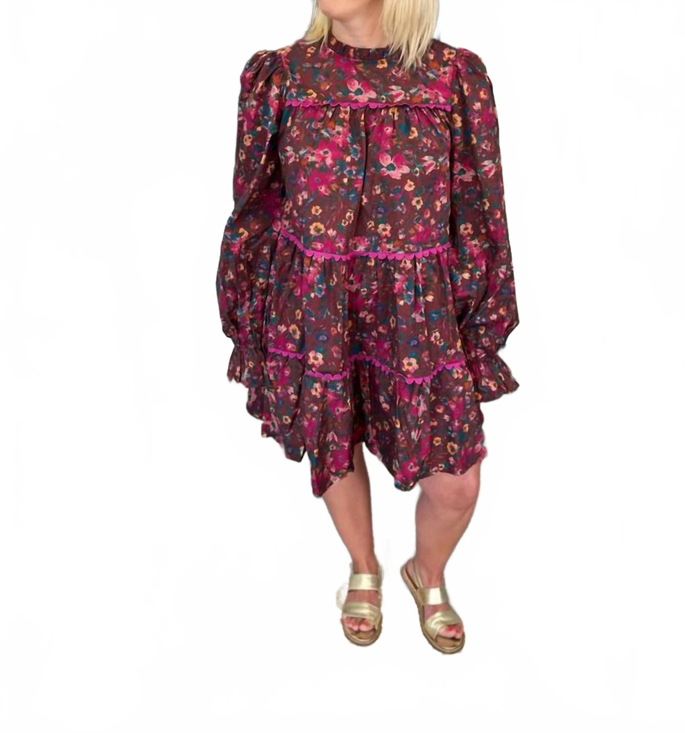 Love Wednesday Хлопковое мини-платье с принтом в виде полевых цветов, бордового цвета
Love Wednesday Хлопковое мини-платье с принтом в виде полевых цветов, бордового цвета