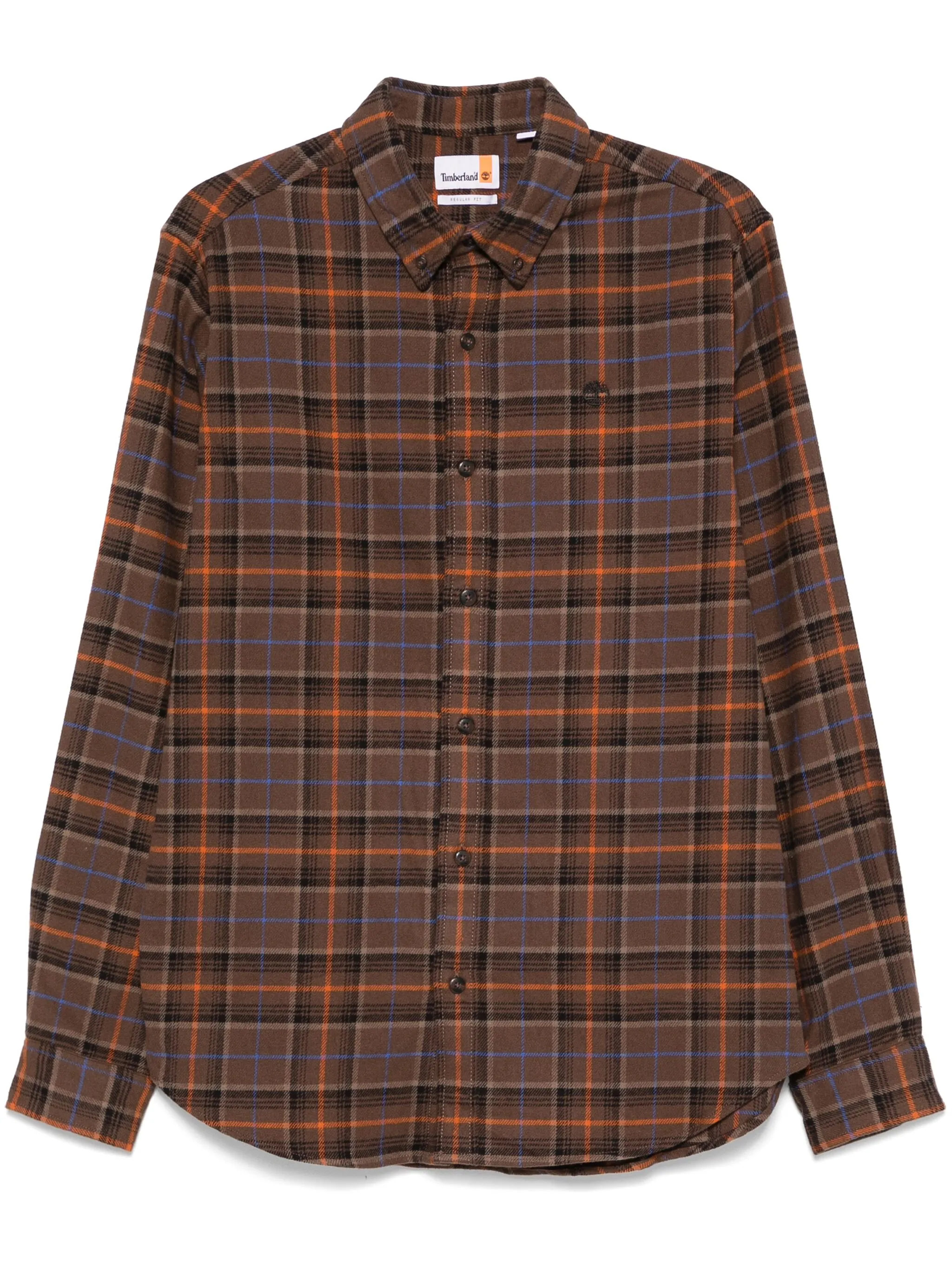 Фланелевая рубашка в клетку Timberland, коричневый
Фланелевая рубашка в клетку Timberland, коричневый