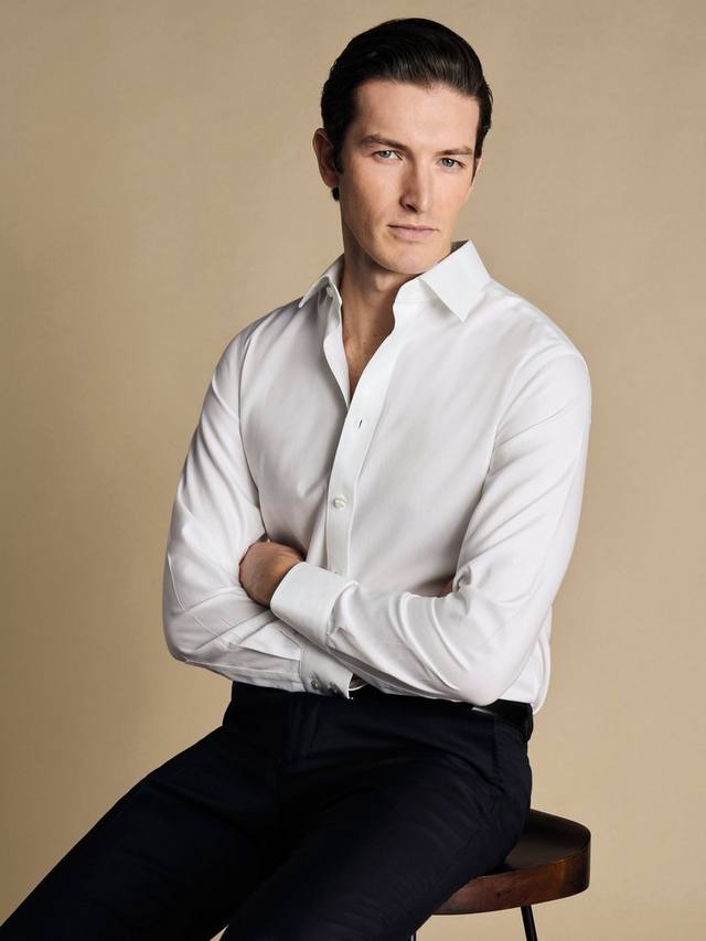 Обычная хлопковая рубашка Charles Tyrwhitt, White
Обычная хлопковая рубашка Charles Tyrwhitt, White