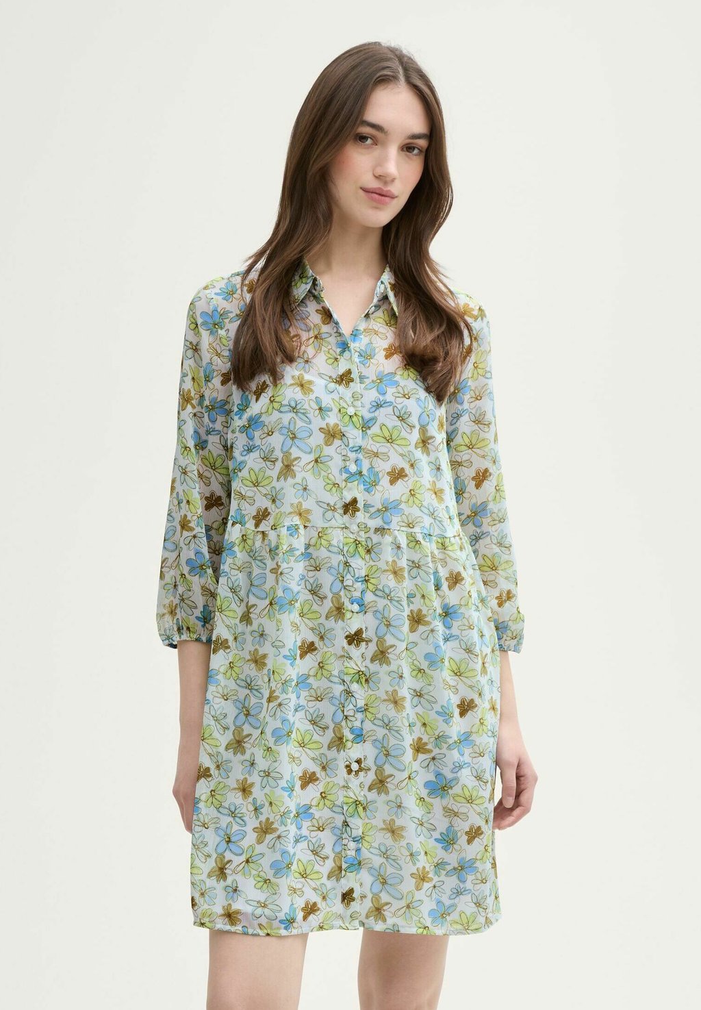 Платье-рубашка TOM TAILOR DENIM, светло-зеленый
Платье-рубашка TOM TAILOR DENIM, светло-зеленый