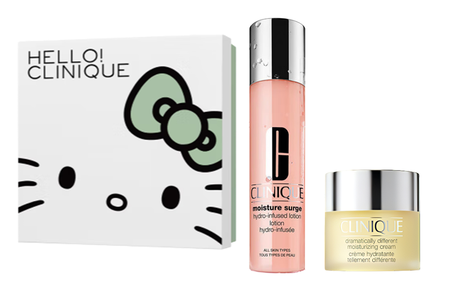 CLINIQUE QIANBI x Hello Kitty розовый крем для лица вода и масло набор для ухода успокаивающий увлажняющий и восстанавливающий 50мл+200мл
CLINIQUE QIANBI x Hello Kitty розовый крем для лица вода и масло набор для ухода успокаивающий увлажняющий и восстанавливающий 50мл+200мл