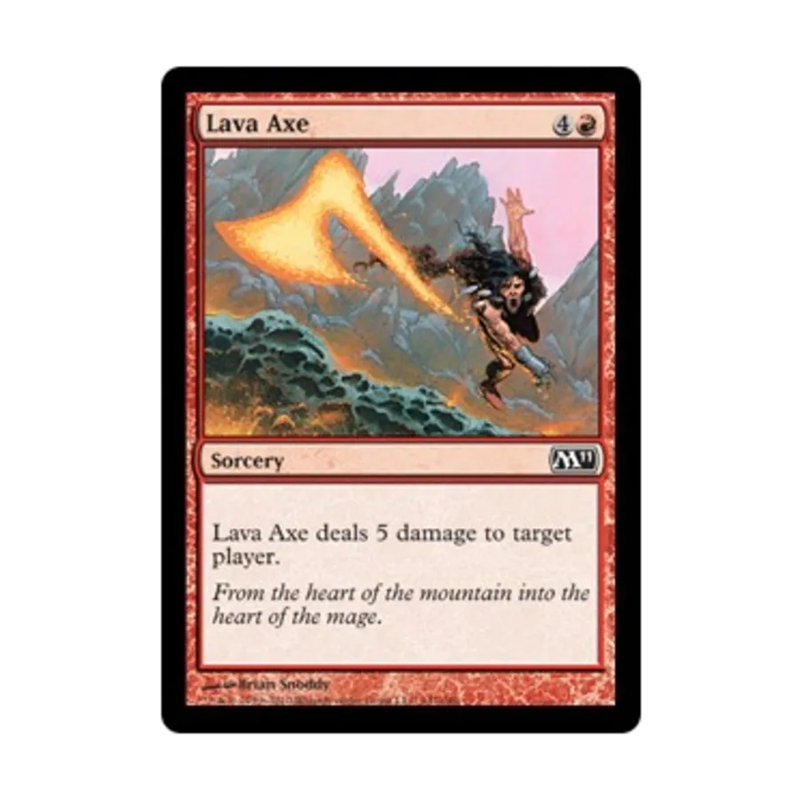 CCG Лавовый топор (С) (фольга), MTG - Magic 2011
CCG Лавовый топор (С) (фольга), MTG - Magic 2011