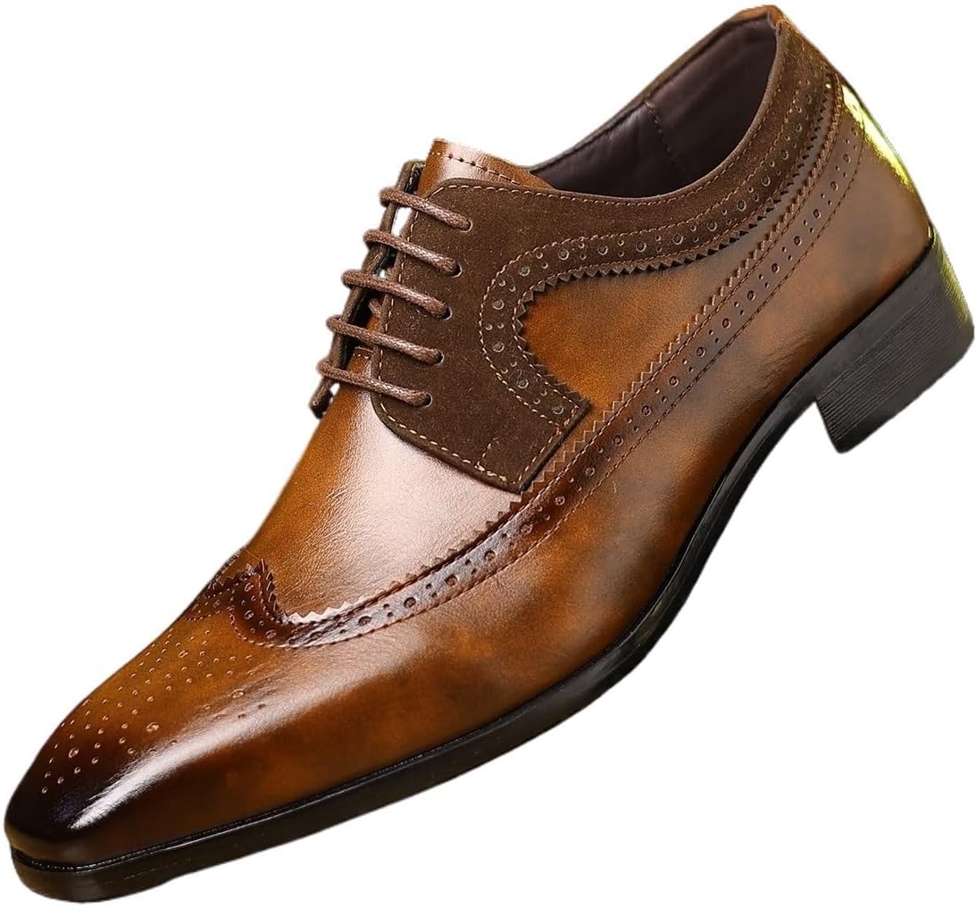 Мужские оксфорды с крыльями, классические кожаные туфли на шнуровке с квадратным носком, деловые модные туфли на массивном каблуке Generic, коричневый
Мужские оксфорды с крыльями, классические кожаные туфли на шнуровке с квадратным носком, деловые модные туфли на массивном каблуке Generic, коричневый