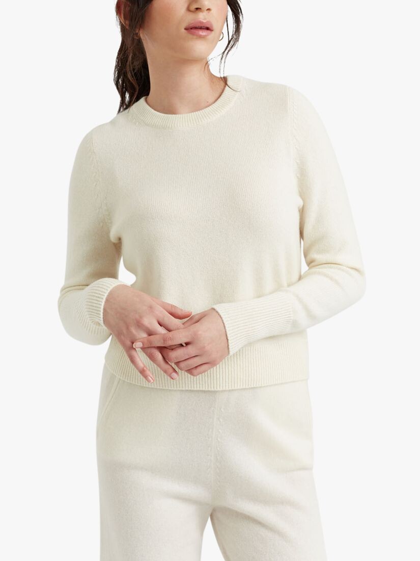 Кашемировый укороченный джемпер Chinti & Parker, крем
Кашемировый укороченный джемпер Chinti & Parker, крем