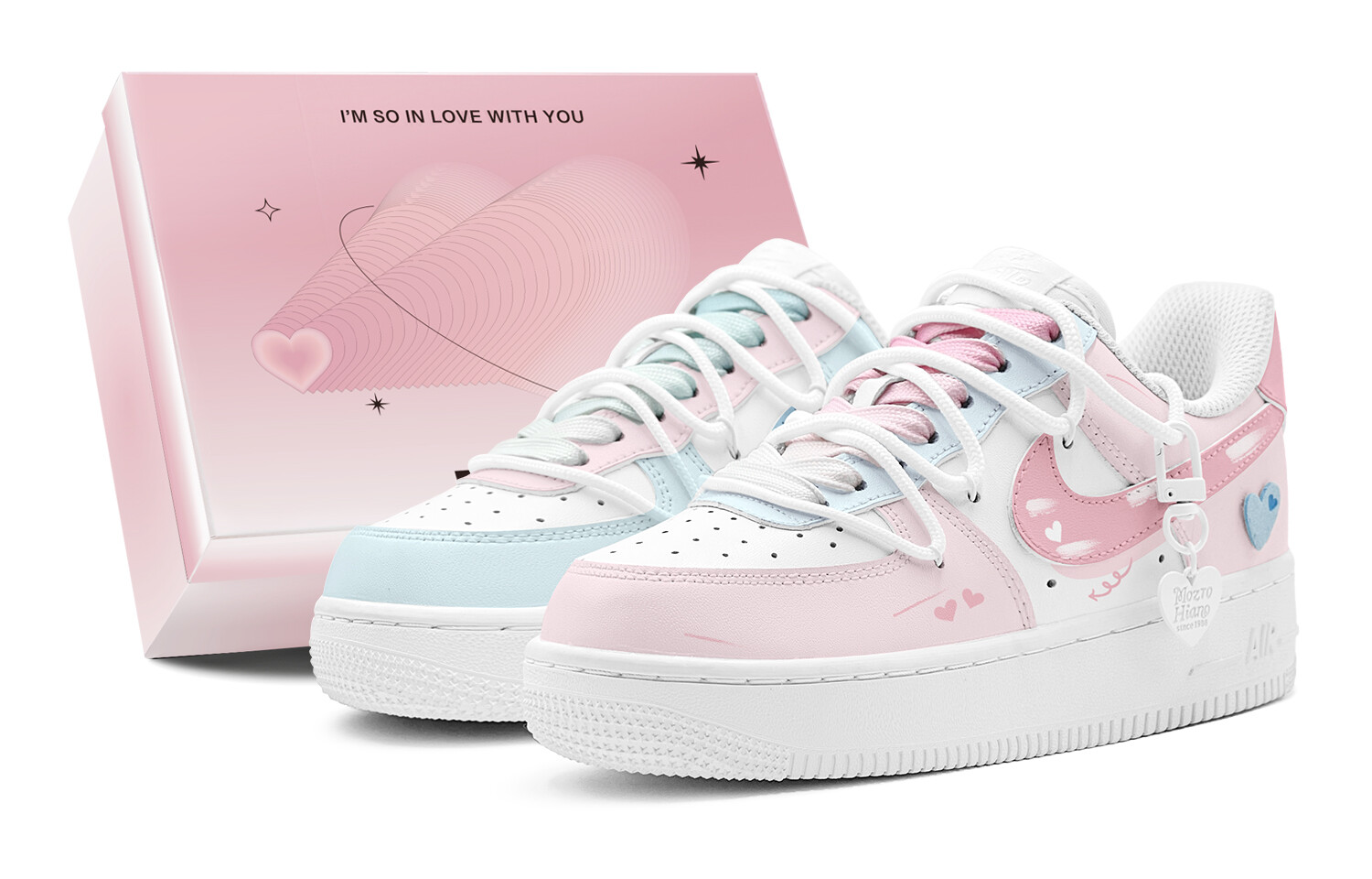 Кроссовки Nike Air Force 1 Skateboarding Shoes Men Low-top Blue/pink/white, розовый
Кроссовки Nike Air Force 1 Skateboarding Shoes Men Low-top Blue/pink/white, розовый