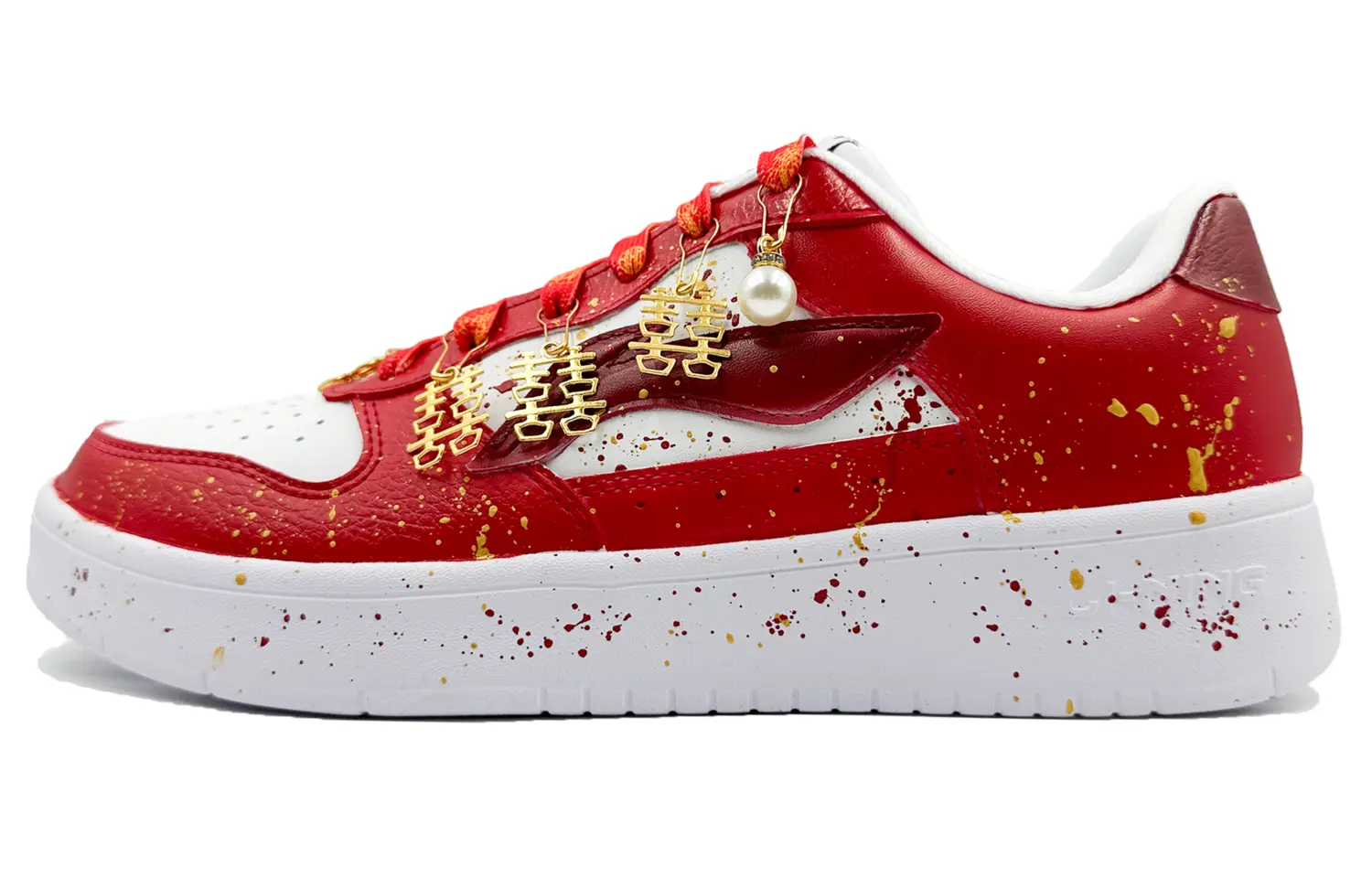 Лининг Понтун Боутс противоскользящие и износостойкие утолщенные низкие кеды для скейтбординга мужские красно-белые
Лининг Понтун Боутс противоскользящие и износостойкие утолщенные низкие кеды для скейтбординга мужские красно-белые