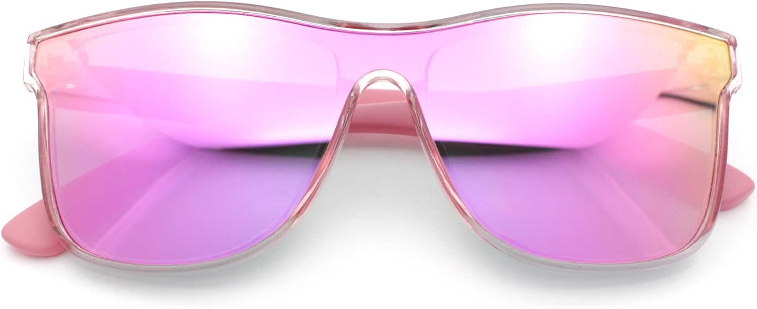 Солнцезащитные очки в стиле хипстер с цветными зеркальными линзами, вставкой в форме щита, оправой в виде рога, в ретро-стиле, из пластика SA106, Clear Pink - Pink Mirror
Солнцезащитные очки в стиле хипстер с цветными зеркальными линзами, вставкой в форме щита, оправой в виде рога, в ретро-стиле, из пластика SA106, Clear Pink - Pink Mirror