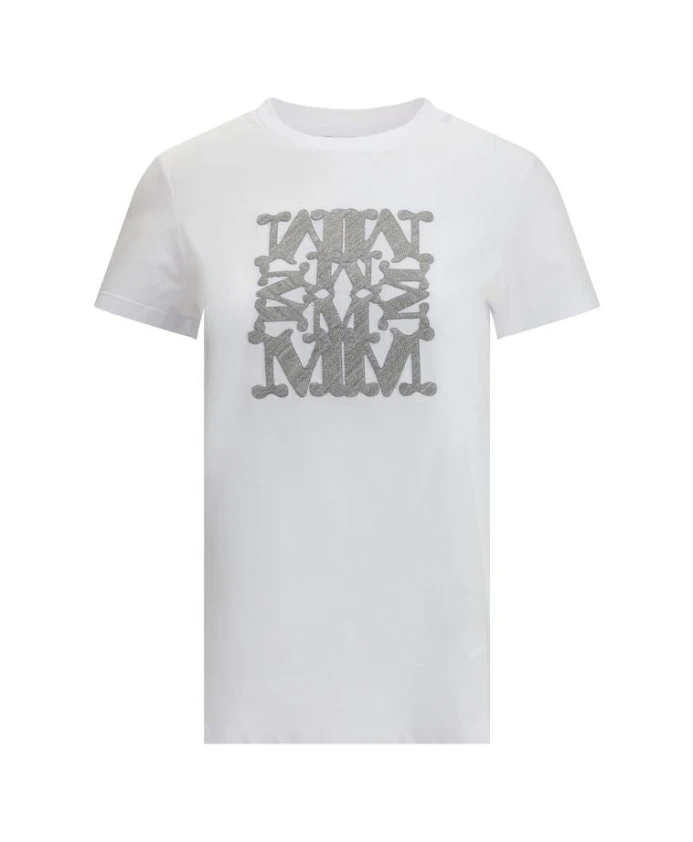 Футболка с вышитой монограммой Max Mara, белый
Футболка с вышитой монограммой Max Mara, белый