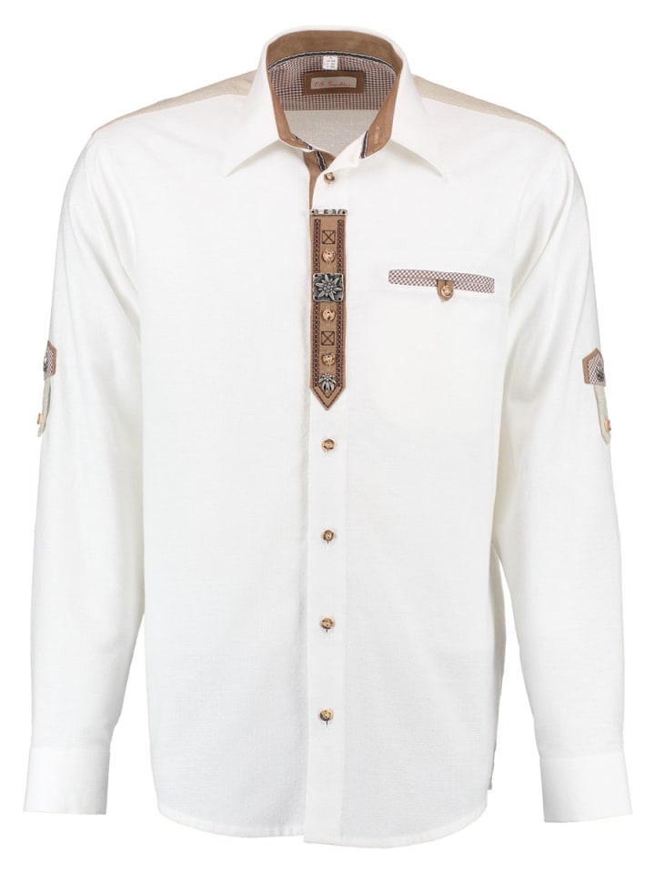 Белая традиционная рубашка Brawe OS-Trachten
Белая традиционная рубашка Brawe OS-Trachten