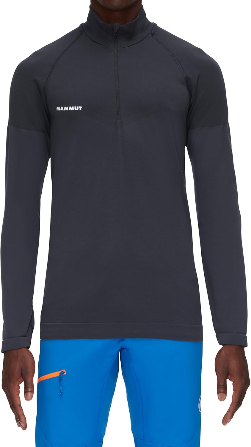 Мужская футболка MAMMUT Trift с длинными рукавами и половинной молнией, черный
Мужская футболка MAMMUT Trift с длинными рукавами и половинной молнией, черный