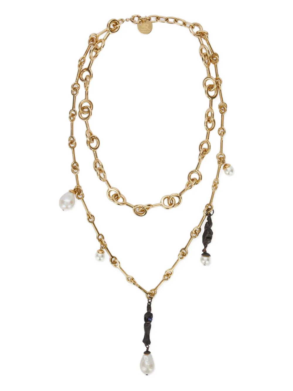 Многорядное жемчужное ожерелье Ermanno Scervino, золотистый
Многорядное жемчужное ожерелье Ermanno Scervino, золотистый