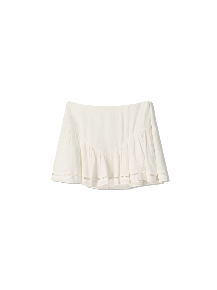 Мини юбка Bershka, Off white
Мини юбка Bershka, Off white