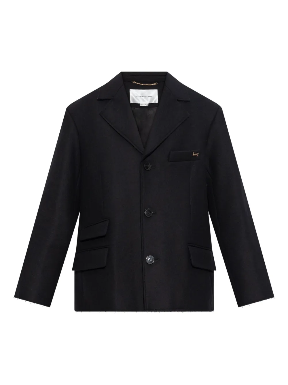 Блейзер с необработанным кроем VICTORIA BECKHAM, черный
Блейзер с необработанным кроем VICTORIA BECKHAM, черный