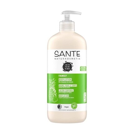 SANTE Naturkosmetik Bio Лосьон для тела с ананасом и лимоном, гладкая и питательная веганская формула с органическими экстрактами, 500 мл
SANTE Naturkosmetik Bio Лосьон для тела с ананасом и лимоном, гладкая и питательная веганская формула с органическими экстрактами, 500 мл