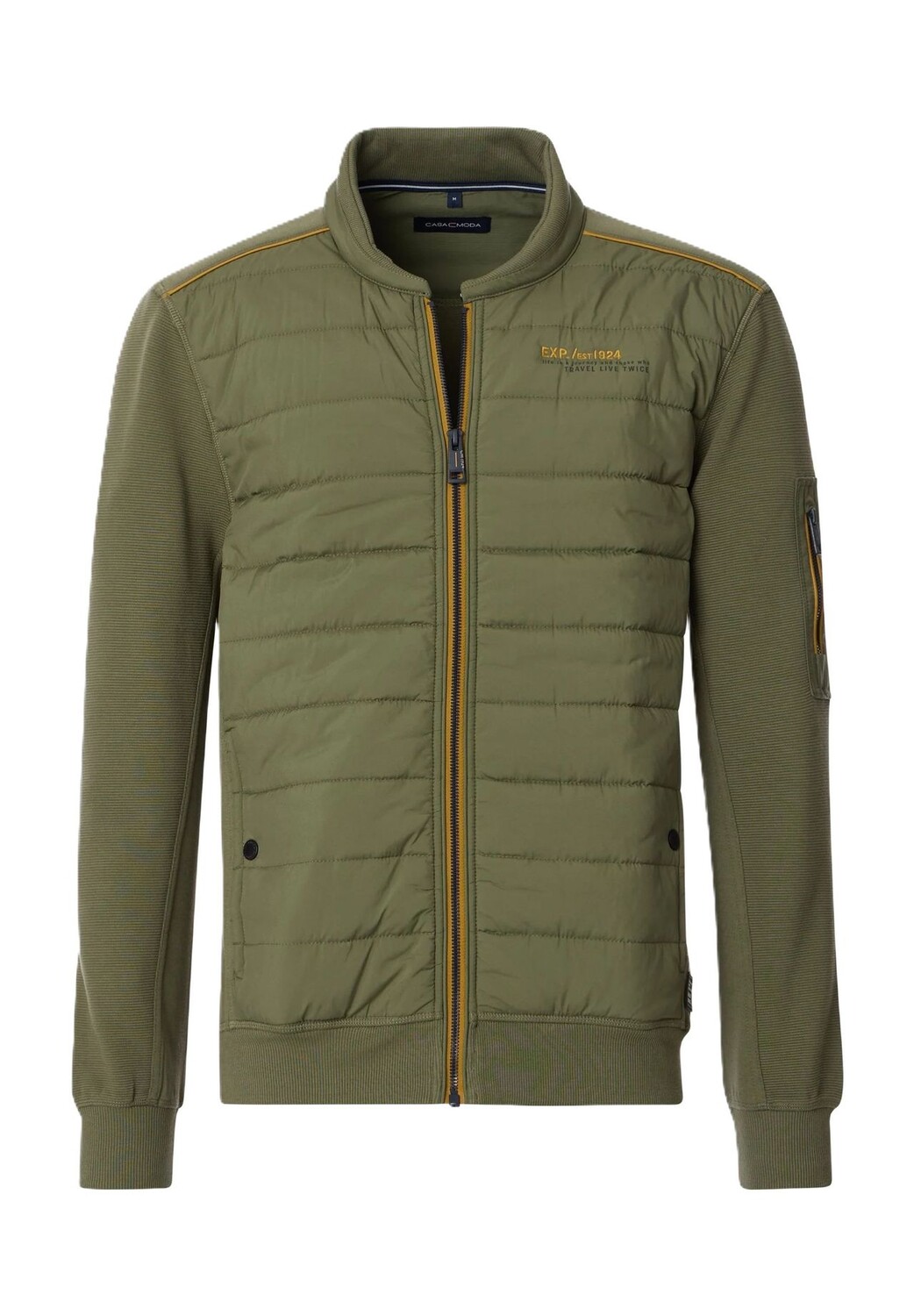 Толстовка мужская с воротником стойкой CASAMODA, зеленый
Толстовка мужская с воротником стойкой CASAMODA, зеленый