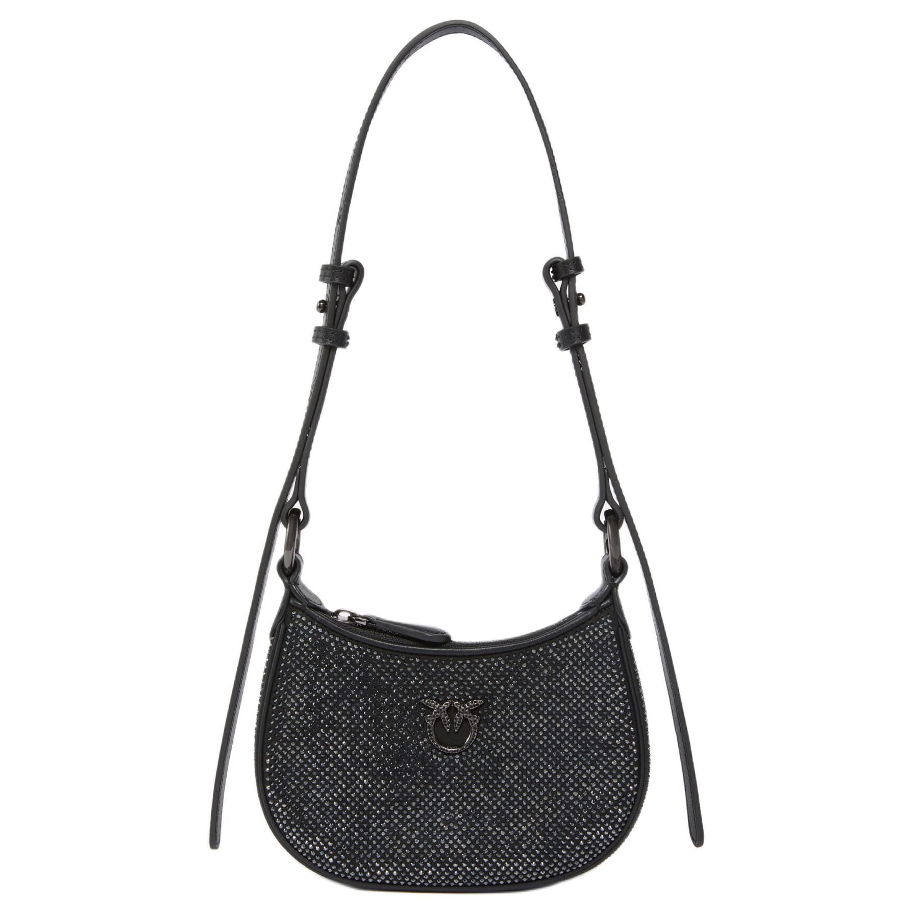 PINKO Полумесяц серия Полиэстер Кроссбоди Сумка через плечо Трубы Женская Черная
PINKO Полумесяц серия Полиэстер Кроссбоди Сумка через плечо Трубы Женская Черная