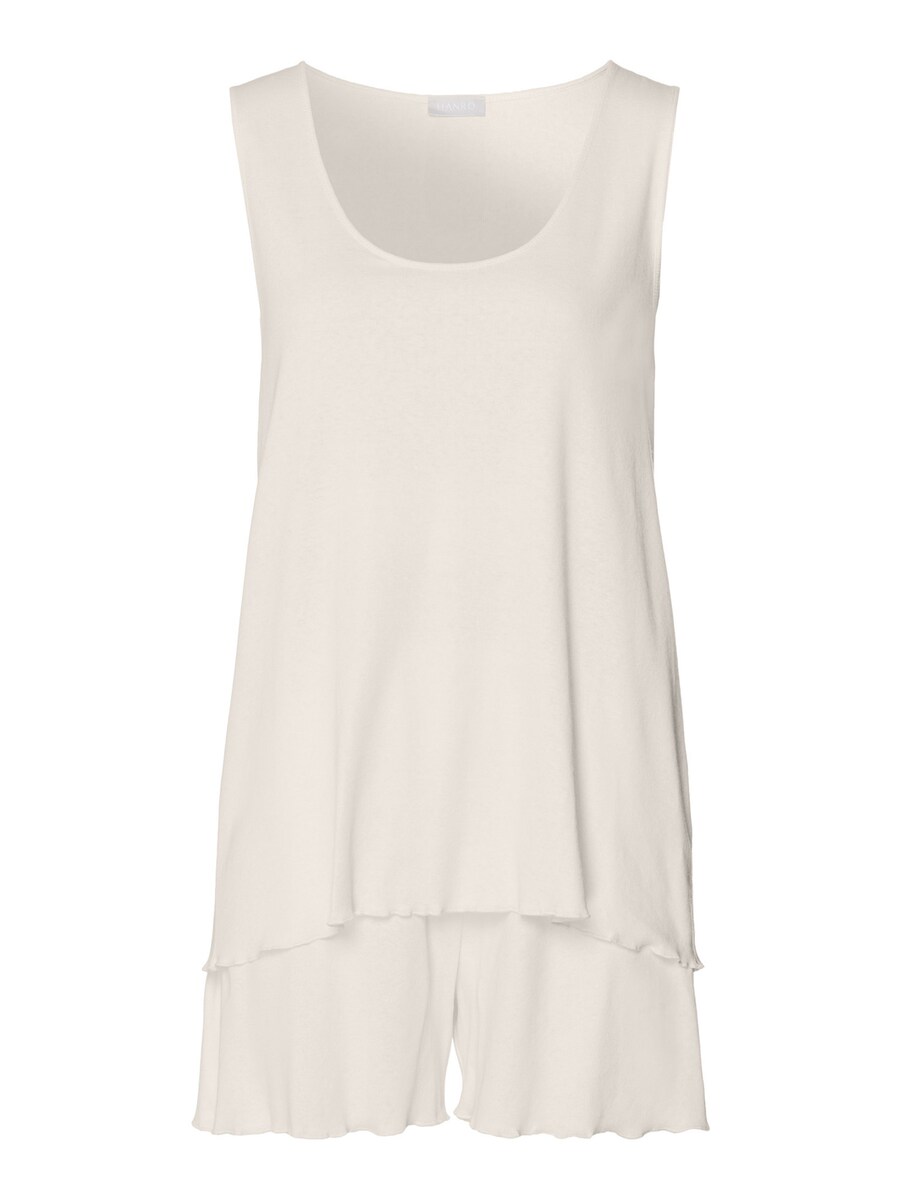 Короткий пижамный комплект Hanro Serena, белый
Короткий пижамный комплект Hanro Serena, белый