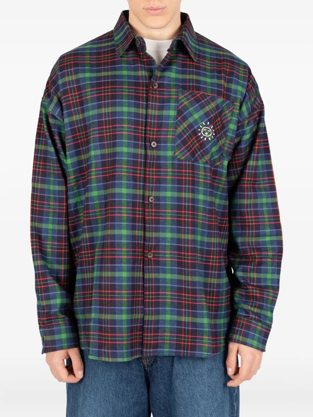 Рубашка Over Sunny в клетку с нагрудным карманом Société Anonyme, синий
Рубашка Over Sunny в клетку с нагрудным карманом Société Anonyme, синий