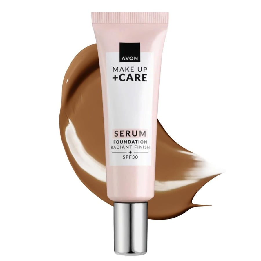 Make Up + Care Foundation - сыворотка 3в1 - 435N (Теплый глубокий загар) AVON
Make Up + Care Foundation - сыворотка 3в1 - 435N (Теплый глубокий загар) AVON