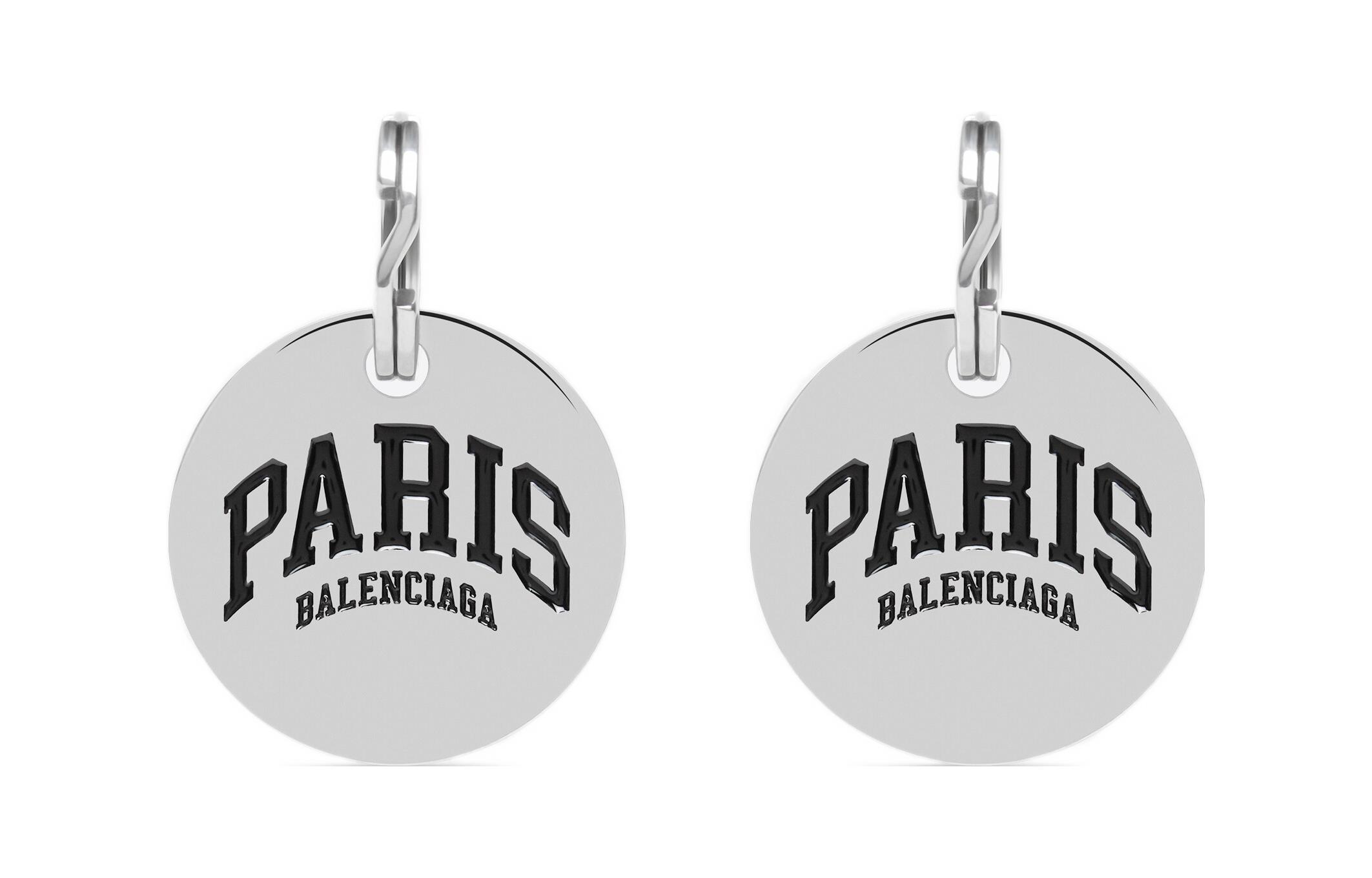 Серьги Paris мужские silver Balenciaga, серебряный
Серьги Paris мужские silver Balenciaga, серебряный