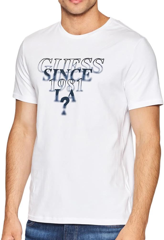 Мужская футболка GUESS с размытым логотипом, G011 Bianco
Мужская футболка GUESS с размытым логотипом, G011 Bianco