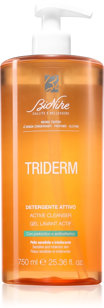 Triderm Active Cleanser очищающий гель для тела Bionike, 750 мл
Triderm Active Cleanser очищающий гель для тела Bionike, 750 мл