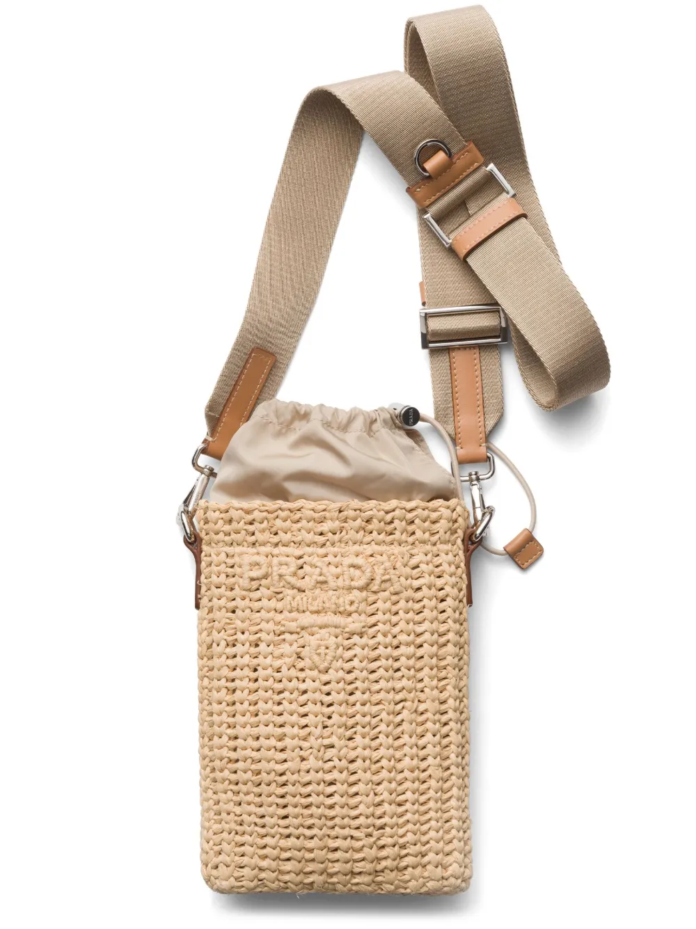 Чехол для телефона с вышитым логотипом Prada, бежевый
Чехол для телефона с вышитым логотипом Prada, бежевый