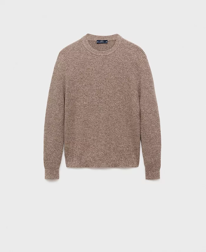 Мужской свитер из хлопка с крапинками Mango, загар/бежевый
Мужской свитер из хлопка с крапинками Mango, загар/бежевый