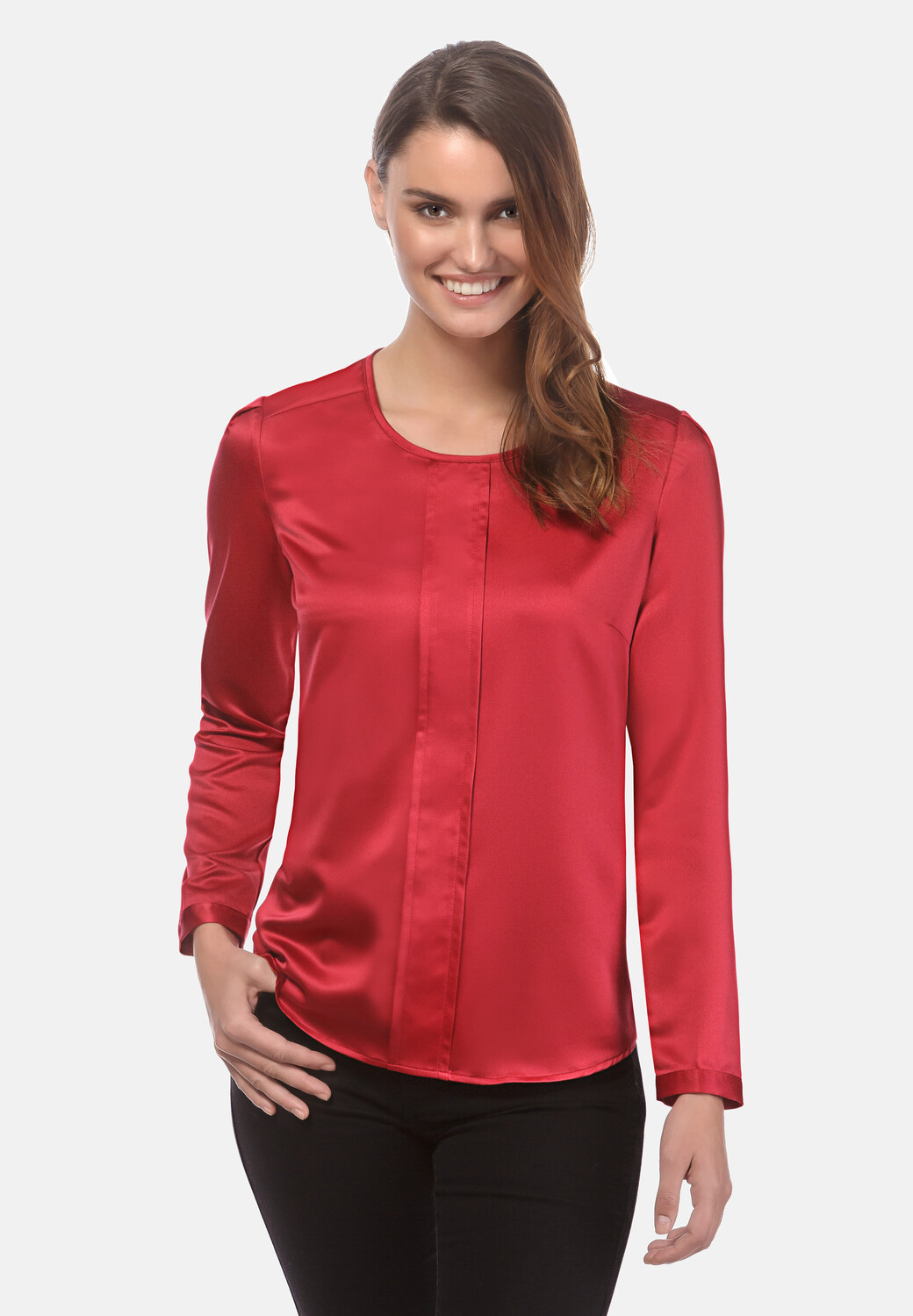 Блуза Vincenzo Boretti leicht tailliert, цвет weinrot
Блуза Vincenzo Boretti leicht tailliert, цвет weinrot