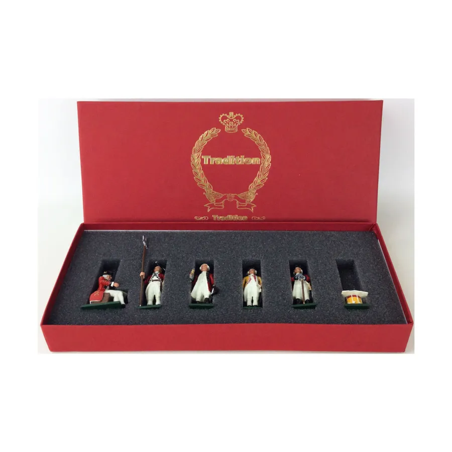 Американская война за независимость - британские генералы, Historical Miniatures (Tradition of London) (54mm)
Американская война за независимость - британские генералы, Historical Miniatures (Tradition of London) (54mm)