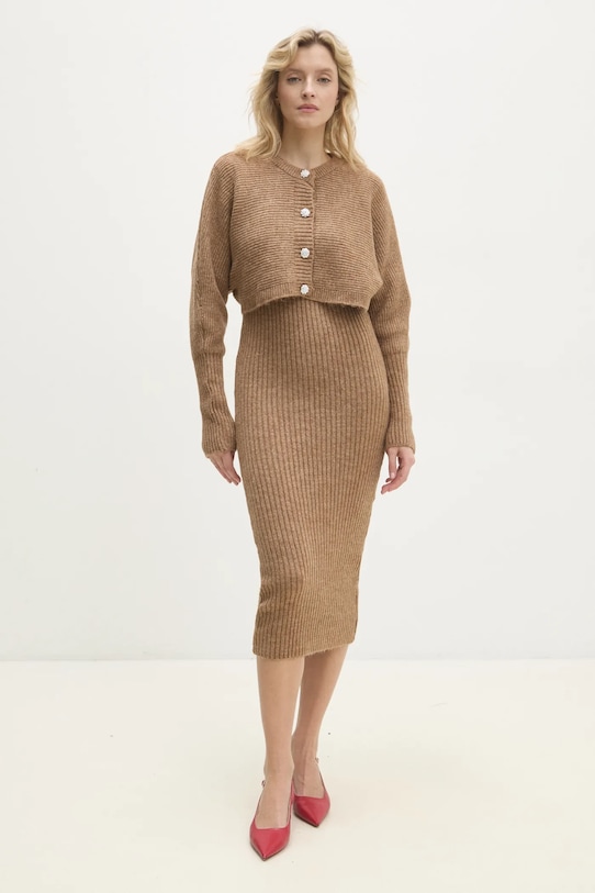 Комплект с шерстью Answear.Lab, коричневый
Комплект с шерстью Answear.Lab, коричневый